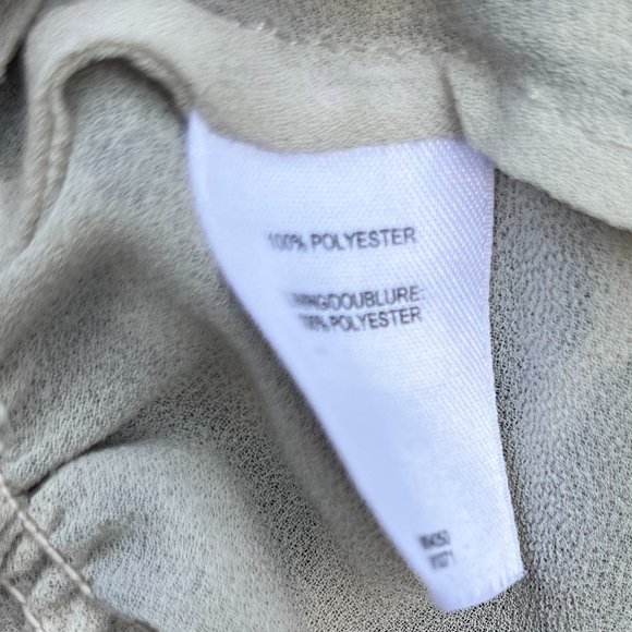 Leopard print sleeveless blouse w/tie front - Picture 7 of 7